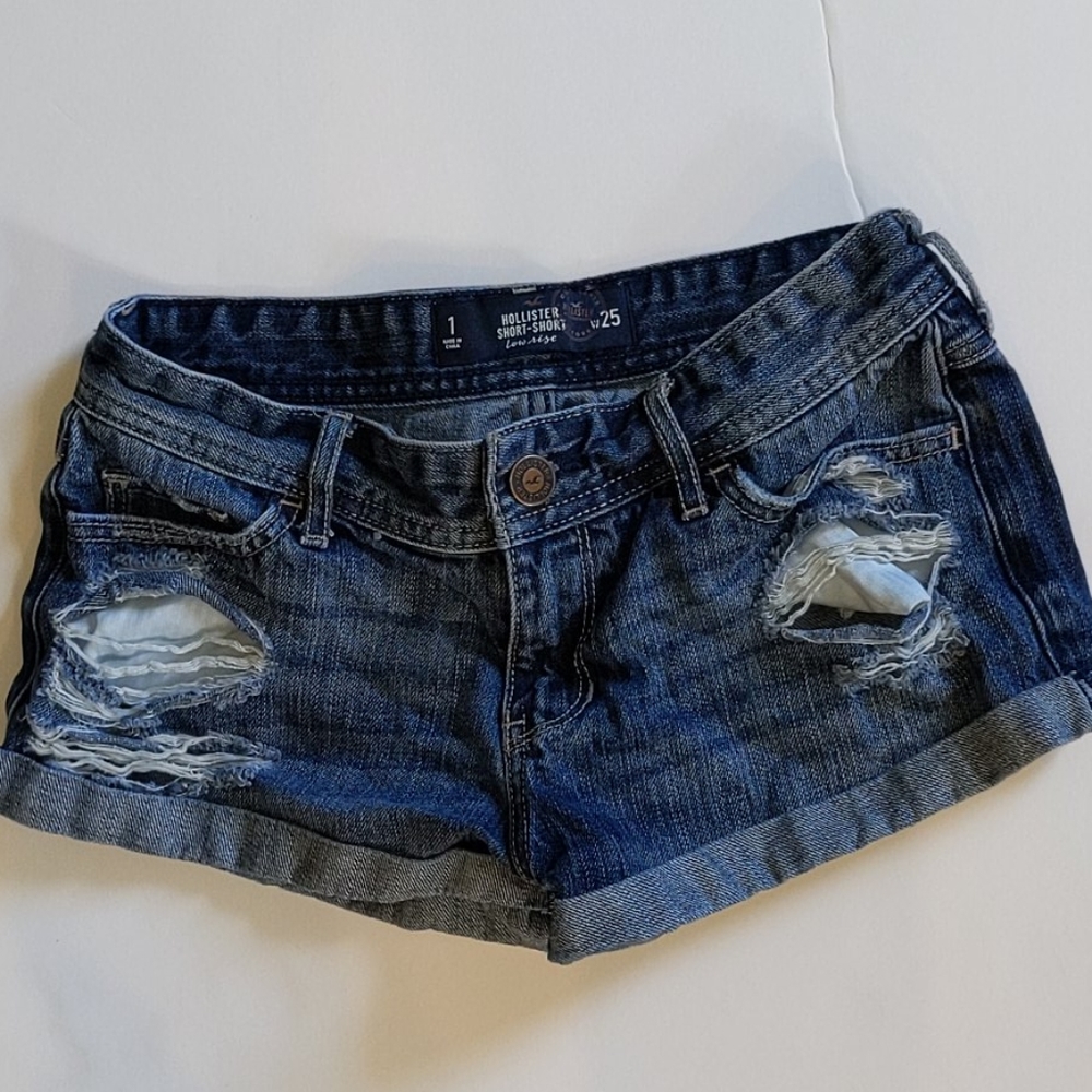Hollister jean shorts